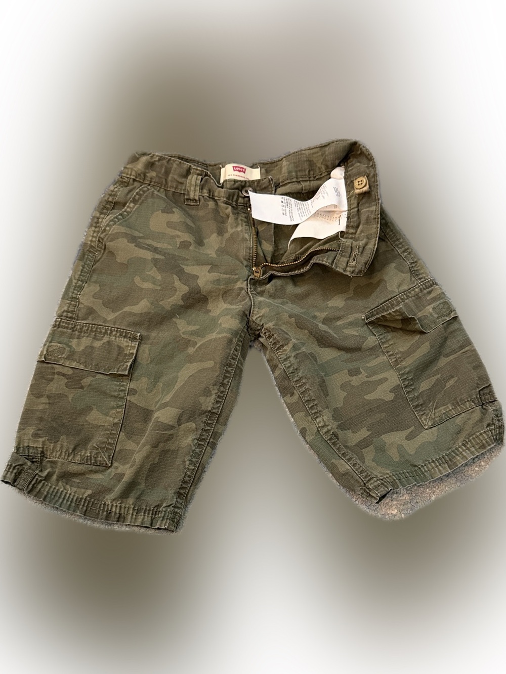 Levi's Green Cargo Shorts